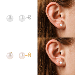 ROXI 2021 Pendientes de Plata de Ley 925 con Perlas de Imitación para Madres y Mujeres - Product Image 6