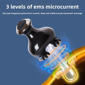 Appareil de massage de <span class=keywords><strong>la</strong></span> tête à griffes, masseur EMS à micro-courant, lumière rouge et bleue, pétrissage, vibration, intelligent, pour cuir chevelu, USB - Product Image 2