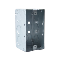 Boîtier de jonction en acier galvanisé homologué IP65 de 4"X2"X2-1/8" avec conduit Ko'S Handy Extension en métal étiré