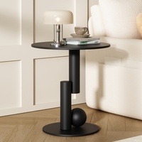 Table basse convertible KINNO, design moderne européen en fer noir simple, pour petits appartements, meubles de salon