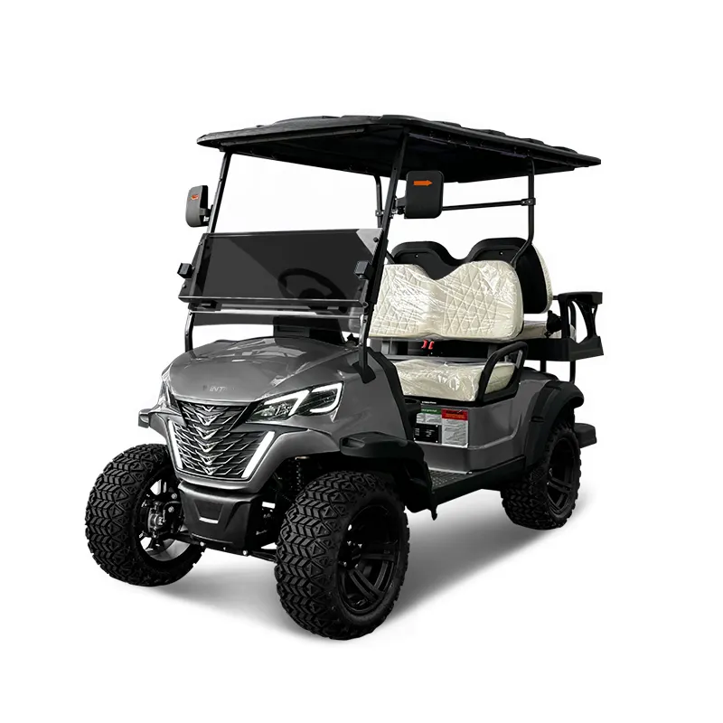 बिक्री के लिए नई आगमन गोल्फ कार्ट स्वचालित पार्किंग 2+2 सीटर इलेक्ट्रिक गोल्फ कार्ट