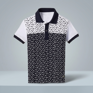 Men Short Sleeve Printed <b>Collar</b> <b>T</b> <b>Shirt</b> - Product Image 2