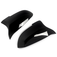 JDMotorsport88 2 piezas Cubiertas de Espejos Retrovisores Laterales Negros Brillantes de ABS para BMW Serie 7 F01 F02 2014-2016