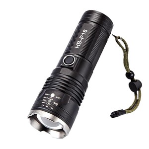 Hb-P18 Rechargeable Flashlight 1000M Beam Led Zoomable <b>Waterproof</b> <b>Torch</b> Outdoor Use - Product Image 4