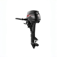 Motor Tempel YAHATSU 9.8HP 2 Tak, Poros Pendek, Bensin, Starter Manual untuk Perahu Nelayan, Suku Cadang TOHATSU