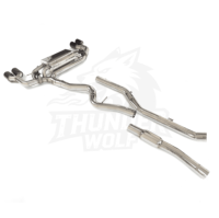 Pièces automobiles SS304, ajustement parfait pour BMW G20 325i 330i 320i B48 3.0T, système d'échappement avec silencieux à soupapes et contrôleur
