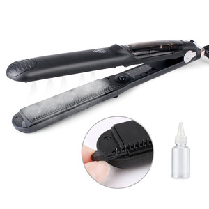 Styler Défriser Les Cheveux En Céramique de <span class=keywords><strong>Salon</strong></span> Cheveux Fers À Défriser avec Dents Anion Soins <span class=keywords><strong>Bigoudi</strong></span> Fer Plat brosse Peigne - Product Image 1