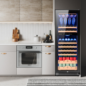 Jiufu hiện đại Tủ Rượu Thủy Tinh Hệ thống làm mát Hầm Rượu freestanding nhà Bar Tủ rượu - Product Image 4