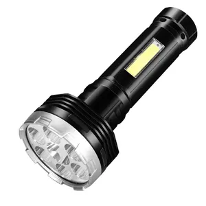 High Power Strong Light Handl ampe 4 Modi Wasserdichte XPE LED USB wiederauf ladbare Batterie Taschenlampe COB Taschenlampe