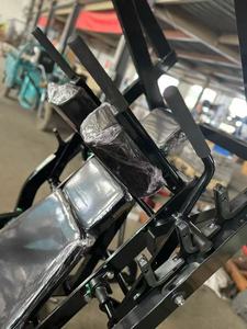 Equipo de Fitness de fuerza comercial Placa de gimnasio comercial Máquina de sentadillas de péndulo de <span class=keywords><strong>prensa</strong></span> de piernas de entrenamiento de fuerza cargada - Product Image 5