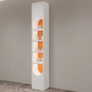 Vitrine de présentation de cosmétiques de salon de beauté haut de gamme <span class=keywords><strong>EMMA</strong></span>, peinte, moderne, irrégulière, pour soins de la peau et vernis à ongles - Product Image 3