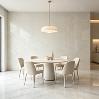 Dalle de marbre naturel sur mesure, écologique, grand format, résistante aux rayures, pour comptoir de cuisine et table basse