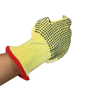 Guanti da Lavoro Antitaglio e Antiscivolo Resistenti, con Palmo Rivestito in Silicone, Protezione da Tagli/Perforazioni 7 oz, Resistenti al Calore - Product Image 5