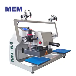 TQ1515 laser positioning pneumatic heat press machine 15 cm x 15 cm for clothes printing