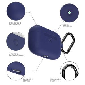 Custodia per Auricolari Wireless per Air Pods <span class=keywords><strong>Cover</strong></span> per Apple <span class=keywords><strong>Airpods</strong></span> Pro Custodia in Silicone - Product Image 3
