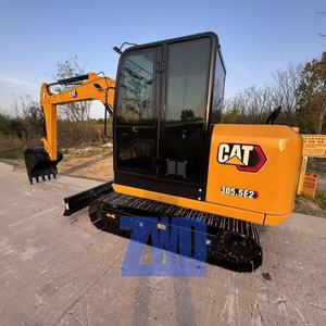 305.5E2สำหรับแมวรถขุดขนาดเล็กใช้ในฟาร์ม E2 305.5มีรางยางและนิ้วหัวแม่มือ95% ใหม่ - Product Image 2