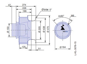 Ventilador de Refrigeración de Alto Rendimiento RH50E-4EK.6K.1R-4DK.6K.1R-ZIK.DG1R RH50V-ZIK.GG.1R-ZIL.GG.VR para Refrigeración Industrial - Product Image 4