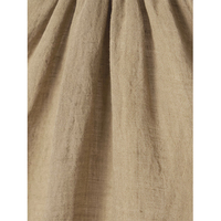 Robe d'été décontractée en lin et coton avec dos nu Robe à dos ouvert Robe sexy sans manches respirante naturelle devant