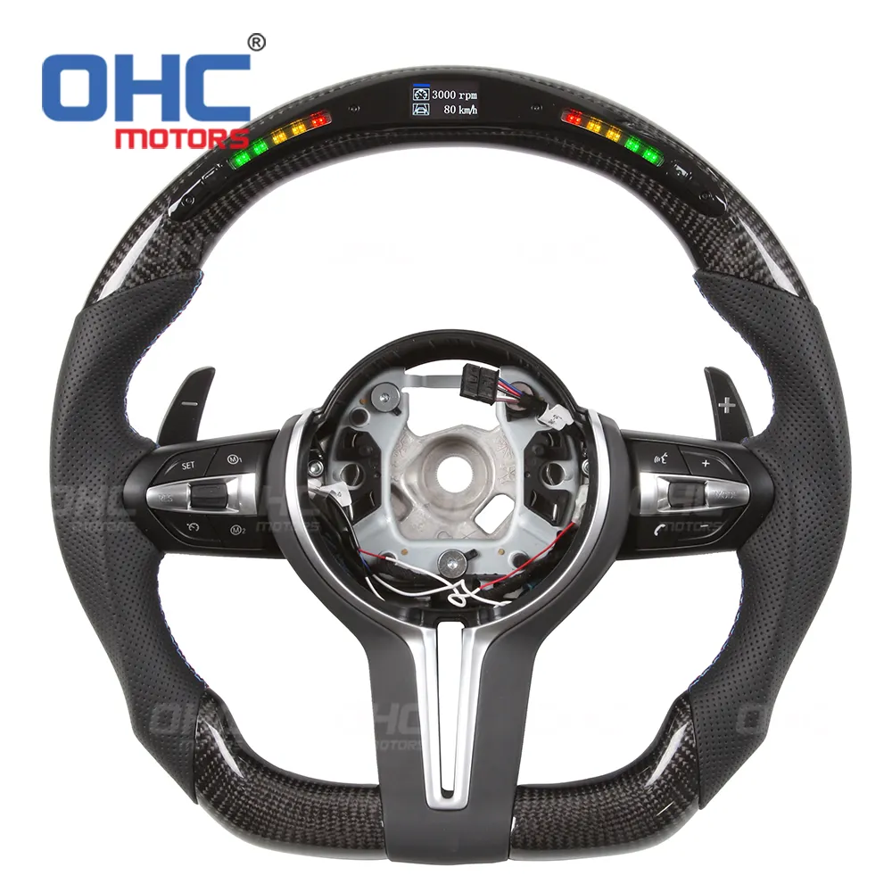 Custom M Sport Steering Wheel For Bmw F10 F22 F30 F31 F32 F33 F34 F80 F82 X3 X4 X5 X6 M2 M3 M4 M5 M6 Carbon Fiber Steering Wheel