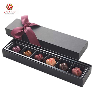Box Gift Boxes Manufacturer Custom Logo Printed Truffle Bonbon Wrapping Candy Gift Chocolate Packaging Boxes With Bag