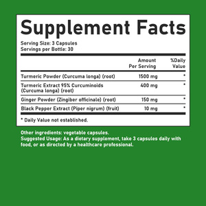 Factory Customized Adult Turmeric Curcumin Capsules with Turmeric <b>Powder</b> Joint Health Support Promote Digestive Health Capsules - Product Image 6