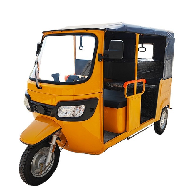 Hot Sale 100km Range Electric Rickshaw Multi-Battery 60V 40Ah Lithium Open Body Electric Tricycles Taxi