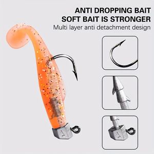 Gran oferta, 2,8G, 3,5g, 5G, 7g, cabeza de plantilla de pesca, señuelo de lubina rayada, anzuelo de punto Ultra, cabeza de plantilla de plomo, anzuelos de pesca, anzuelo de gusano - Product Image 4