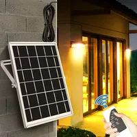 プルコード付きコートヤードウォールライト小屋用ソーラーパワーガーデンライト屋内屋外モーションセンサーウォールランプ4つの照明モード