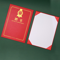 Carpeta de Cartón para Diploma de Graduación A4 con Logotipo Personalizado en Lámina, Cubierta para Certificado