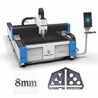 Máquina de Corte Láser de Fibra Digital CNC Refrigerada por Agua con Control Cypcut para Láminas Metálicas