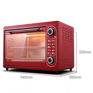 Horno de Sobremesa de Acero Inoxidable para el Hogar, Temporizador, Gran Capacidad, Sin Humo, Multiusos, para Hacer Pan y Pizza - Product Image 5