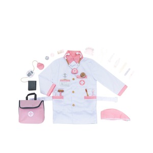 Certification CE CPC Ensemble de jouets <span class=keywords><strong>docteur</strong></span> pour jeu de rôle Sac à dos rose Costume Simulation Accessoires de dentiste Maison de jeu Expérience de carrière pour bébé - Product Image 5