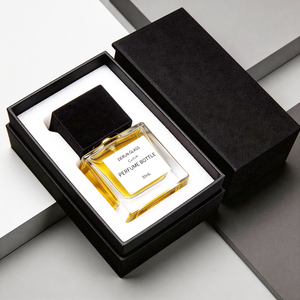 Lussuosa Bottiglia di Profumo Quadrata in Vetro <span class=keywords><strong>18</strong></span> ml 30 ml 50 ml 100 ml, Piccola Bottiglia Vuota Trasparente con Tappo Spray - Product Image 2