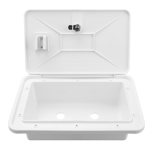 RV <strong>Outdoor</strong> <strong>Shower</strong> Exterior <strong>Shower</strong> Box <strong>Kit</strong> for RV, Camper, Van, Travel Trailer, Motorhome and Boat, White - Product Image 5