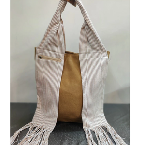 กระเป๋าโท้ทผ้าใบทำจากผ้าฝ้ายแบบออกแบบได้ตามต้องการสำหรับผู้หญิงกระเป๋าผ้าลินินพิมพ์ลายตัวอักษรสำหรับช้อปปิ้ง - Product Image 1