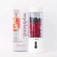 Boîte de mélangeur imprimé personnalisé Mini USB Rechargeable Portable boîte de papier de mélangeur de jus de fruits emballage pour mélangeurs