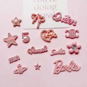 Set de Dijes Personalizados de Cristal Rosa con Pedrería para Manualidades, Accesorios de Resina, Decoraciones Brillantes al por Mayor para Fundas de Teléfono y Pinzas para el <span class=keywords><strong>Pelo</strong></span> - Product Image 2