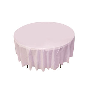 Nappe ronde en PVC et tissu durable et écologique tissée pour des événements de banquet de mariage à domicile durables - Product Image 6