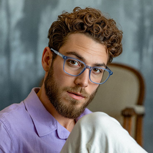 Nouvelles montures de lunettes rondes 2026 pour hommes, monture en acétate, charnière métallique avec pont à trou de serrure, style classique - Product Image 1