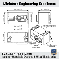 Módulo de Escaneo de Códigos de Barras OEM de Alta Calidad M630, Lector de Códigos QR con Amplio Ángulo de Visión, Interfaz USB, en Stock