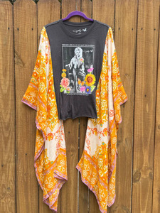 <span class=keywords><strong>T</strong></span>-<span class=keywords><strong>shirt</strong></span> à manches courtes pour femmes de style <span class=keywords><strong>vintage</strong></span> à motif personnalisé - Product Image 4