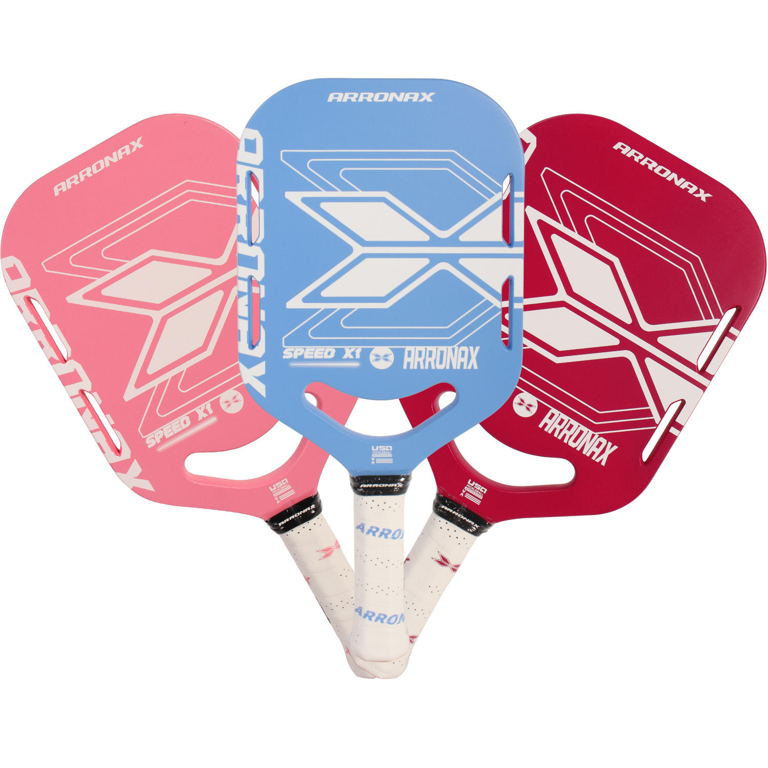 ARRONAX SPEED X1 ピックルボール パドル エッジレス ピンク 白 ARRONAX SPEED X1 ピックルボール パドル エッジレス ピンク 白