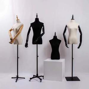 Varios tamaños, tela de tela ajustable, vestido para niños, forma de maniquí, exhibición de ropa, modelo de maniquí a medida con mano de madera - Product Image 6