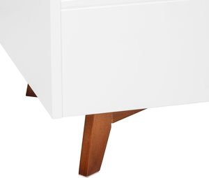 Banc de rangement pour enfants en bois blanc moderne <span class=keywords><strong>avec</strong></span> fente pour livres. <span class=keywords><strong>Coffre</strong></span> multifonctionnel idéal pour ranger les jouets et les articles quotidiens des enfants - Product Image 6