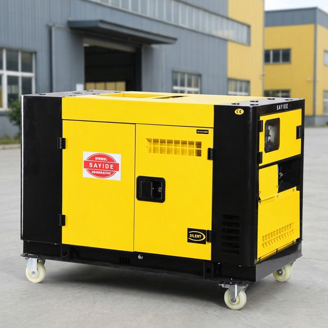 Quiet 8kw 10kw 12kw 15kw Diesel Generator Set Soundproof Genset Single Cylinder 8000W 10000W 12000W 15000W for Home Use