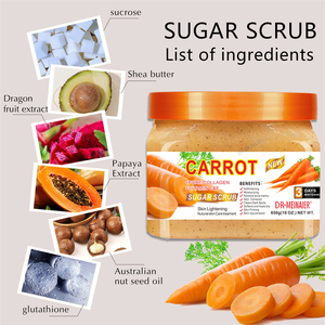 Productos para el cuidado de la piel Nature Organic Whitening Turmeric Body Scrub Etiqueta privada <span class=keywords><strong>Exfoliante</strong></span> Blanqueador Manteca de karité Azúcar <span class=keywords><strong>Exfoliante</strong></span> corporal - Product Image 5