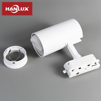 Spot LED encastrable réglable pour rail, support de rail LED amovible en aluminium GU10 MR16, luminaire LED sur rail 2 fils