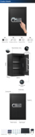 Boîte de sécurité, coffre-fort avec WIFI, boîte de sécurité à empreintes digitales, coffre-fort de bureau, coffre-fort d'hôtel, coffre-fort à clé pour la maison, Caja Fuerte Caja Segura