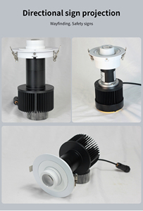 Лидер продаж, встроенный СВЕТОДИОДНЫЙ Индикатор логотипа, проектор, рекламный магазин, вывеска со стрелкой, проекционная дверная этикетка, рекламная лампа - Product Image 2