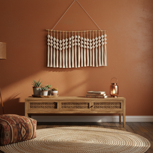 Grand Coton <span class=keywords><strong>Scandinave</strong></span> Sphéricité Macramé Bulle Tentures Murales Art Designs Décoration de la Maison Décoration Murale Luxe pour le Salon - Product Image 5